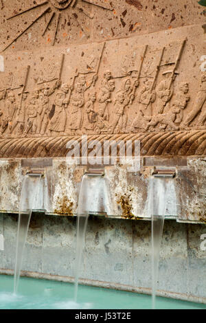 Fontaine de sépulture, Cesar Chavez National Monument, Californie Banque D'Images