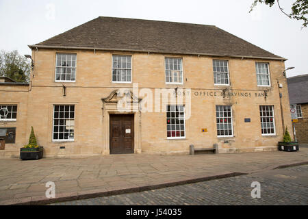 Bureau de poste et banque d'épargne en Oakham Banque D'Images