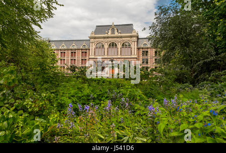 Vue arrière de la Bibliothèque royale et des Archives du Palais Noordeinde, le groupe palais du roi Willem-Alexander, La Haye (Den Haag), Sud de la Hollande. Banque D'Images