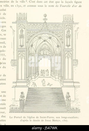 Cet ouvrage examine la ville de Louvain, en Belgique, en soulignant son évolution historique depuis ses origines jusqu’à nos jours. Il couvre les formations souterraines de la ville, les événements mémorables et les moments importants de son évolution au fil du temps. Banque D'Images