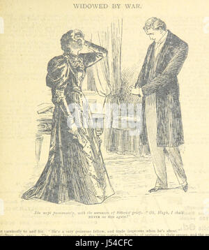 L'image de la page 43 de 'histoires de vie palpitantes pour les masses' illustre un récit dramatique d'une collection populaire d'histoires. Le livre capture l'excitation et l'attrait de la narration sur le marché de masse, avec un accent sur les événements de la vie palpitants et les expériences aventureuses. Banque D'Images