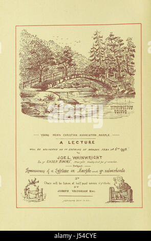 Mémoires d'une vie dans Marple et le quartier. Une conférence ... Deuxième édition. [Illustré]. Banque D'Images