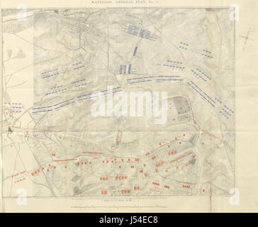 Image prise à partir de la page 451 de "Lettres de Waterloo. Une sélection de lettres inédites et originales portant sur les opérations de la 16e, 17e, et 18e Juin 1815, par des officiers qui ont servi dans la campagne. Édité avec notes explicatives par ... H. T. Banque D'Images