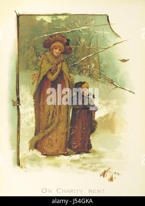 Cette image, tirée de la page 48 de 'Flowers I Bring and Songs I Sing', illustre un recueil de poèmes de E. Bland, H. M. Burnside et A. Scanes. L'anthologie se concentre sur les expressions poétiques de la nature et la réflexion personnelle. Banque D'Images