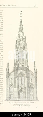 Louvain dans le passÃ© et dans le prÃ©sent est une œuvre qui détaille l'histoire et le développement de la ville de Louvain, en Belgique. Il couvre la fondation de cityÂ€™, des événements mémorables et des changements importants au cours des siècles, fournissant un aperçu historique. Banque D'Images