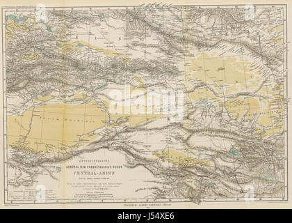 Image prise à partir de la page 613 du Général Prschevalskij forskningsresor «Centralasien du je. Efter de ryska, tyska och franska-upplagorna d'origine [et avec une introduction] l'af Sven Hedin. Med 2 och illustrationer Lindqvist, Herman 79. Förord af le professeur A. E. Nordenskiöld' Banque D'Images