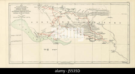 Image prise à partir de la page 71 de "l'Australie deux fois traversé ... Être un récit tirées des journaux de cinq expéditions explorer ... de 1872 à 1876 ... Avec cartes et illustrations' Banque D'Images