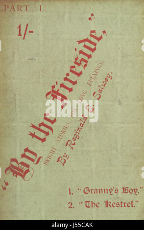 'Par le Fireside. Stories, etc' est une œuvre littéraire comprenant des récits et des contes destinés à être lus au coin du feu, offrant divertissement et leçons de morale. Banque D'Images