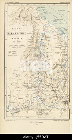 Image prise à partir de la page 134 de 'Dr. Wilh. Junker's Reisen en Afrique 1875-1886. Nach seinen Tagebüchern unter der Mitwirkung von R. Buchta herausgegeben von Reisenden dem ... Mit ... Original-Illustrationen, etc' Banque D'Images