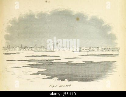 Journal d'un voyage vers le nord de la pêche des baleines ; y compris les recherches et découvertes de la côte Est de l'ouest du Groenland, réalisés dans l'été de l'année 1822, dans le bateau de l'île de Baffin, etc Banque D'Images