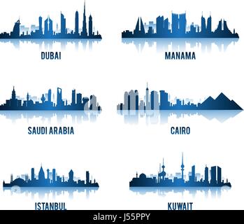 Vector Set de villes en Amérique du Nord d'édifices célèbres. Editable Vector Illustration Illustration de Vecteur