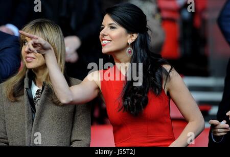 LINDA PIZZUTI JOHN W HENRY'S FEMME PROPRIÉTAIRE DE LIVERPOOL JOHN W HENRY'S FEMME LIVERPOOL ANFIELD LIVERPOOL ANGLETERRE 13 Avril 2014 Banque D'Images