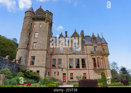 Vue extérieure de l'Irlande du Nord Belfast Castle, Banque D'Images