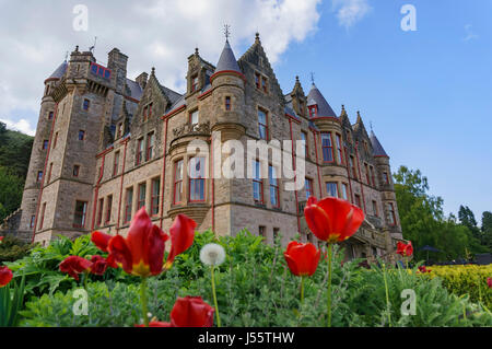 Vue extérieure de l'Irlande du Nord Belfast Castle, Banque D'Images