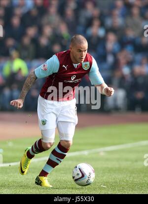 MICHAEL KIGHTLY BURNLEY FC BURNLEY FC BURNLEY TURF MOOR ANGLETERRE 29 Mars 2014 Banque D'Images