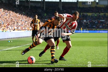 MATTY FRYATT et LEE CATTERMOLE HULL CITY V SUNDERLAND KC Stadium HULL ANGLETERRE 09 Mars 2014 Banque D'Images