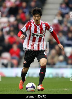 KI Sung Yueng Sunderland FC Sunderland FC STADE DE LA LUMIÈRE SUNDERLAND ANGLETERRE 15 Mars 2014 Banque D'Images