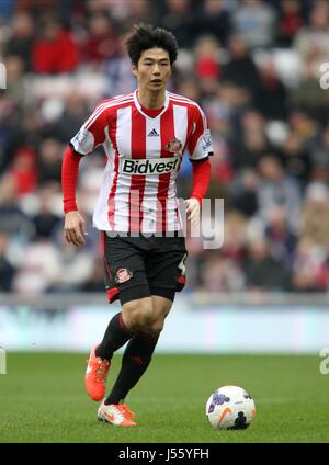 KI Sung Yueng Sunderland FC Sunderland FC STADE DE LA LUMIÈRE SUNDERLAND ANGLETERRE 15 Mars 2014 Banque D'Images