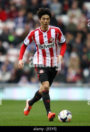 KI Sung Yueng Sunderland FC Sunderland FC STADE DE LA LUMIÈRE SUNDERLAND ANGLETERRE 15 Mars 2014 Banque D'Images