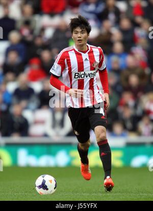 KI Sung Yueng Sunderland FC Sunderland FC STADE DE LA LUMIÈRE SUNDERLAND ANGLETERRE 15 Mars 2014 Banque D'Images