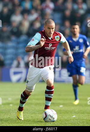 MICHAEL KIGHTLY BURNLEY FC BURNLEY FC BURNLEY TURF MOOR ANGLETERRE 29 Mars 2014 Banque D'Images