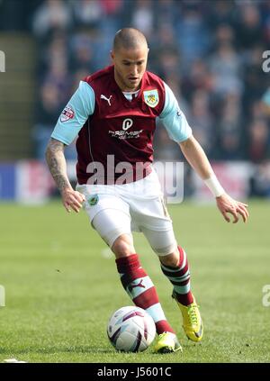 MICHAEL KIGHTLY BURNLEY FC BURNLEY FC BURNLEY TURF MOOR ANGLETERRE 29 Mars 2014 Banque D'Images