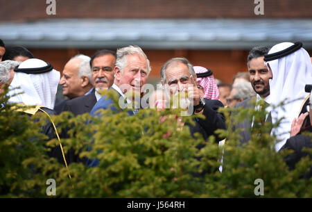 Oxford, UK. 16 mai, 2017. Son Altesse Royale le Prince de Galles lors de l'inauguration de l'Oxford Centre for Islamic Studies. Photo Richard Cave Photography 16.05.17 Crédit : Richard Cave/Alamy Live News Banque D'Images