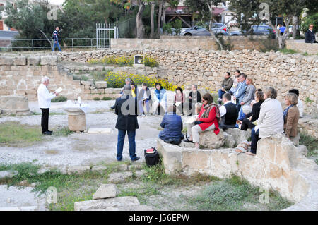 Basilique (Agia Kyriaki Chrysopolitissa), Paphos, Chypre Banque D'Images