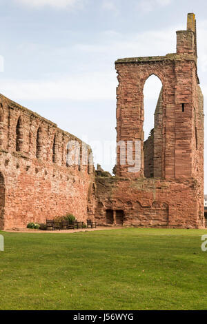 Ruines de l'abbaye d'Arbroath à Arbroath dans Angus , l'Écosse. Banque D'Images