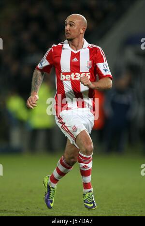 STEPHEN IRELAND Stoke City FC Stoke City FC Stade KC HULL Angleterre 14 Décembre 2013 Banque D'Images