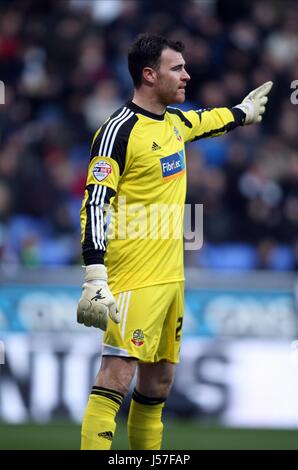 ANDREW LONERGAN BOLTON WANDERERS FC BOLTON WANDERERS FC STADE REEBOK BOLTON ANGLETERRE 25 Janvier 2014 Banque D'Images