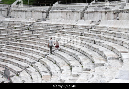 Théâtre romain de Plovdiv en Bulgarie Banque D'Images