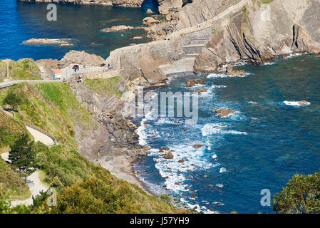 San Juan de Gaztelugatxe, Bermeo, Gascogne, Pays Basque, Espagne Banque D'Images