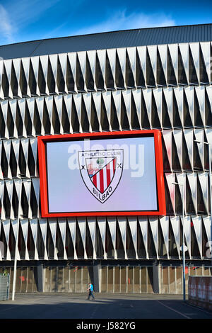 Athetic Club de Bilbao, Bilbao, Biscaye, Pays Basque, Espagne, Europe Banque D'Images