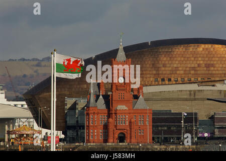 Bae Caerdydd Cardiff Bay Banque D'Images