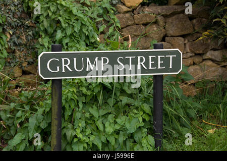 Grunp Street, dans le Warwickshire, Royaume-Uni Ilmington Banque D'Images