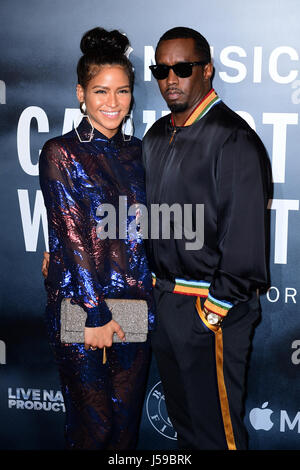 Sean Diddy Combs et Cassie Ventura assistant à la Can't Stop, Won't Stop : UN Bad Boy Story au Curzon Mayfair, Curzon Street, Londres. Banque D'Images