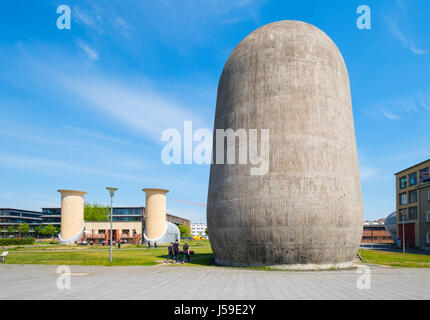 Soufflerie verticale historique au parc aérodynamique au parc scientifique et technologique à Adlershof Berlin, Allemagne Banque D'Images