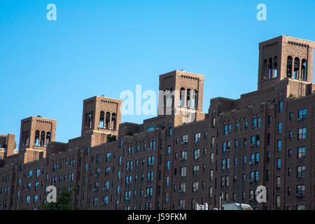 Le jardin terrasse London West 23rd St à partir de la ligne élevée fonctionnant entre Chelsea et le Meatpacking District Manhattan New York USA Banque D'Images