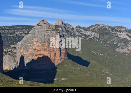 Aman pena de l'entrée naturelle salto de roldan en Aragon Banque D'Images