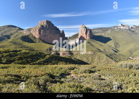 Entrée naturelle salto de roldan en Aragon Banque D'Images