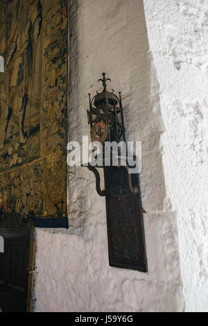 Clare, 7 mai : vue de l'intérieur de l'historique château de Bunratty Folk Park & le 7 mai 2017 à County Clare, Ireland Banque D'Images