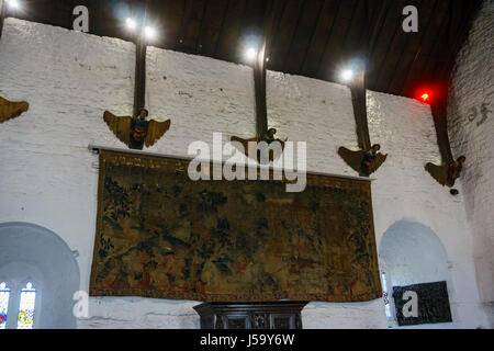 Clare, 7 mai : vue de l'intérieur de l'historique château de Bunratty Folk Park & le 7 mai 2017 à County Clare, Ireland Banque D'Images