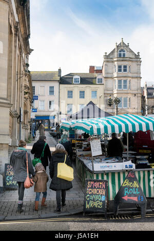 La Place du marché à Frome dans le Somerset UK Banque D'Images