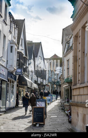 Rue bon marché à Frome dans le Somerset UK Banque D'Images