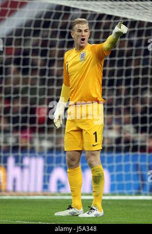 JOE HART ANGLETERRE STADE DE WEMBLEY Londres Angleterre 19 Novembre 2013 Banque D'Images