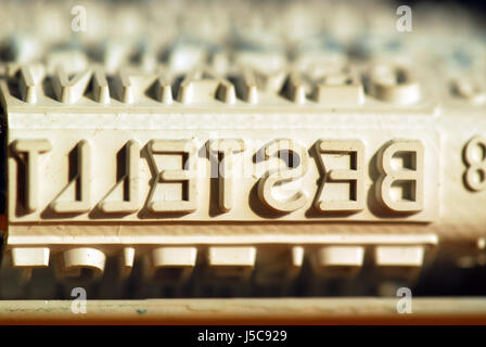 Lettres texte transfert facture annoter approbation rubber stamp Banque D'Images