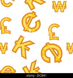 Monnaie de différents pays. Cartoon illustration de monnaie de différents pays modèle vectoriel pour le web Illustration de Vecteur