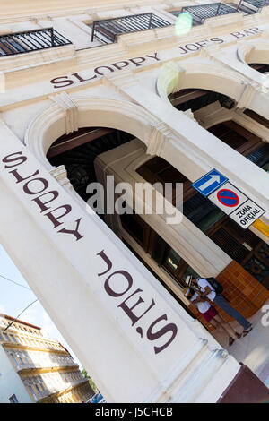 Sloppy Joe's Bar de La Havane, Cuba La Havane Cuba Sloppy joes bars bars Cuba façade extérieure/sign Banque D'Images