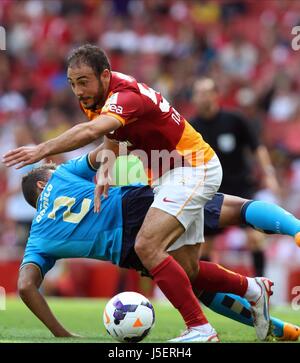 DANILO NORDIN AMRABAT V GALATASARAY FC PORTO LONDRES UK 03 Août 2013 Banque D'Images